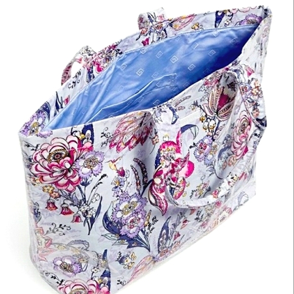 Last 1☆NWT Beautiful VERA BRADLEY ~Hummingbird Park City Shopper Tote~XL - Picture 3 of 12